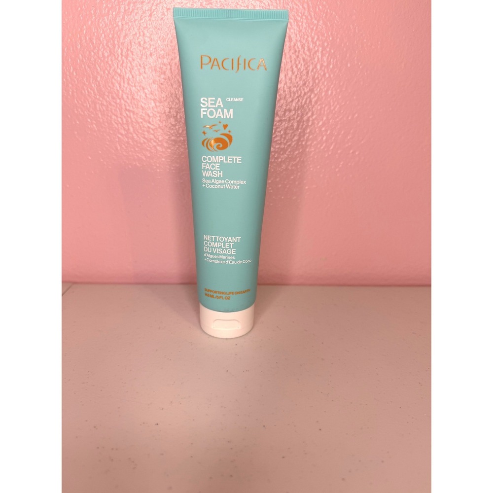 Pacifica Sea Foam Complete Face Wash Sea Algae Coconut Water Vegan Cleanser
